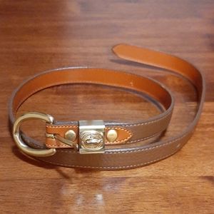 Child's Brown leather Dooney & Bourke belt